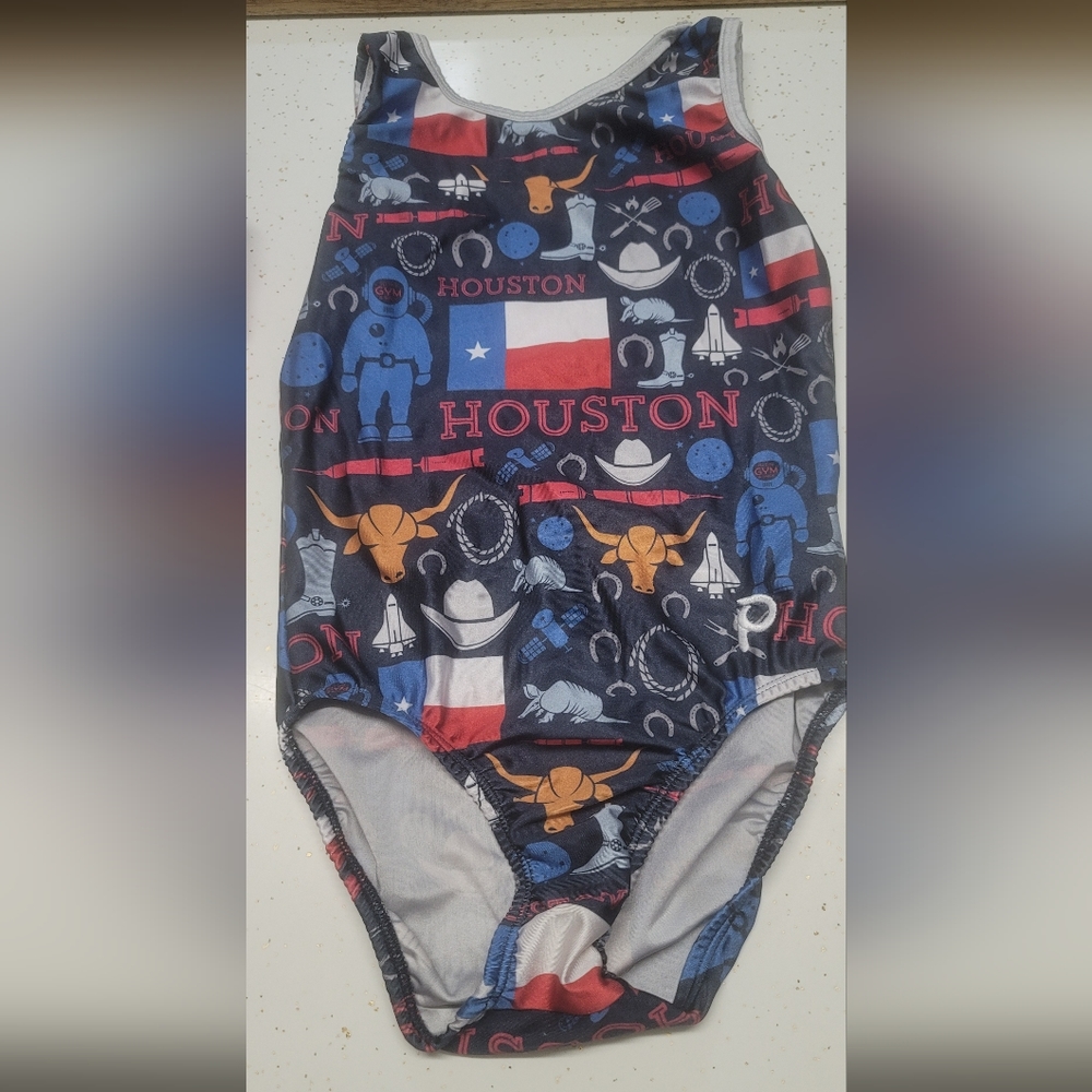 Plum Leotard, Houston theme, Adult S